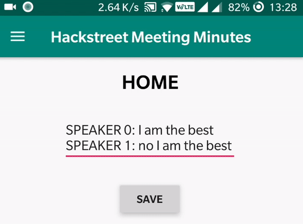 Meeting Minutes App